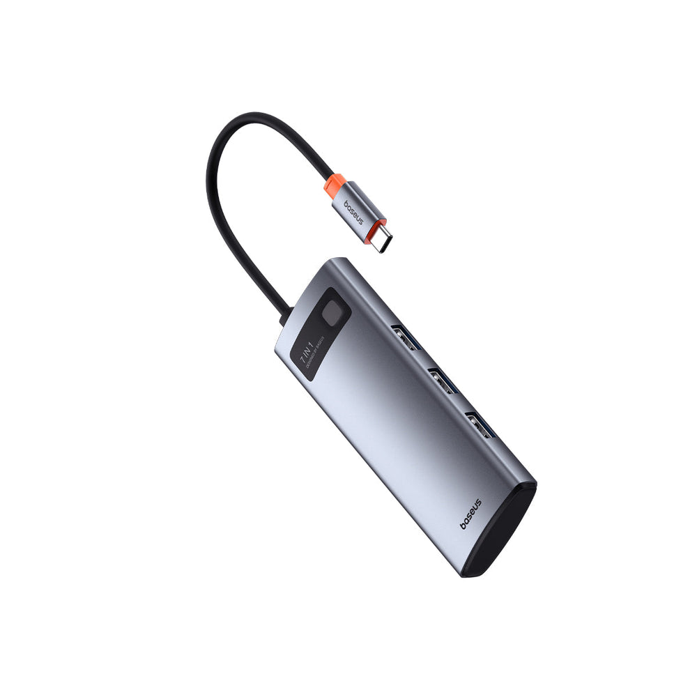 Baseus Metal Gleam 7-Port HUB – Space Grey