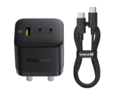 Baseus Palm 65W 2C+U Fast Charger – Black (UK)