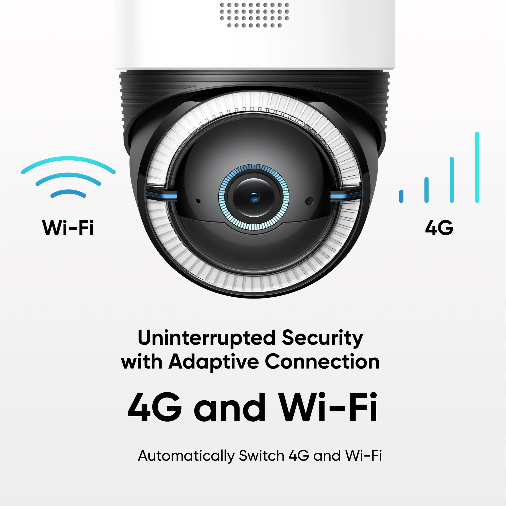 كاميرا Eufy 4G LTE S330 4K - أبيض