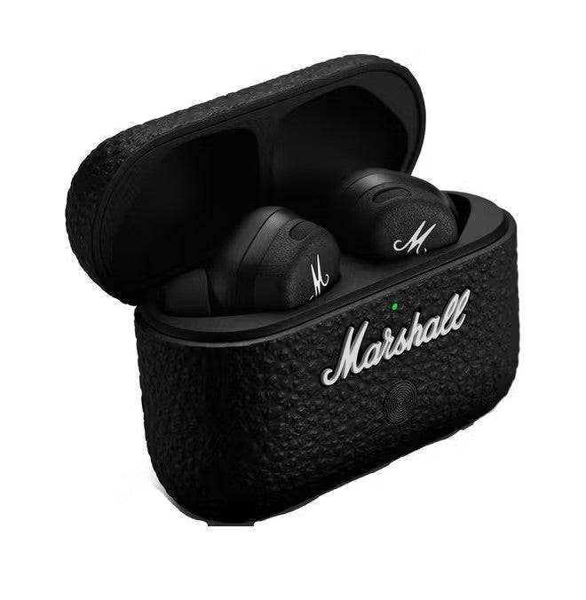 Marshall سماعة اذن لاسلكية مع عزل ضوضاء نشط – لون أسود - Black-MOTIFII
