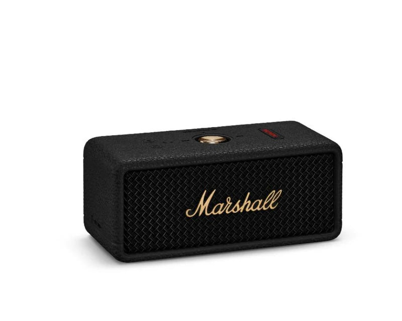 Marshall Middleton II Portable Wireless Bluetooth Speaker-Black/Brass-MIDDLETON2-BK/BRS