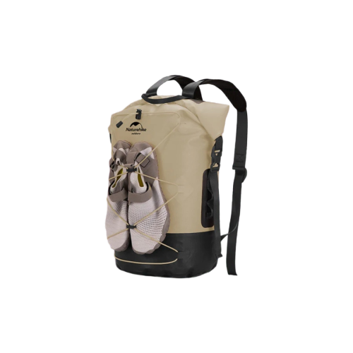 حقيبة Naturehike TB03-shimmer-TPU المقاومة للماء والفصل الجاف والرطب (بدون أحذية) سعة 40 لترًا - كاكي