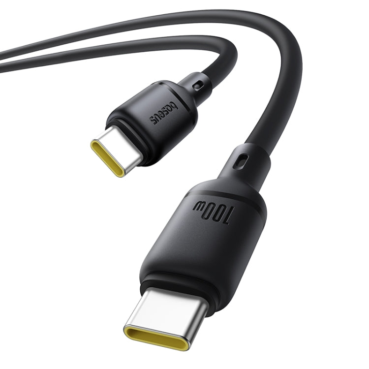 Baseus Silky 1m Fast Charging USB-C to USB-C Cable 100W – Black