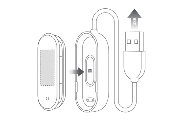 How to charge the Xiaomi Mi Smart Band 4