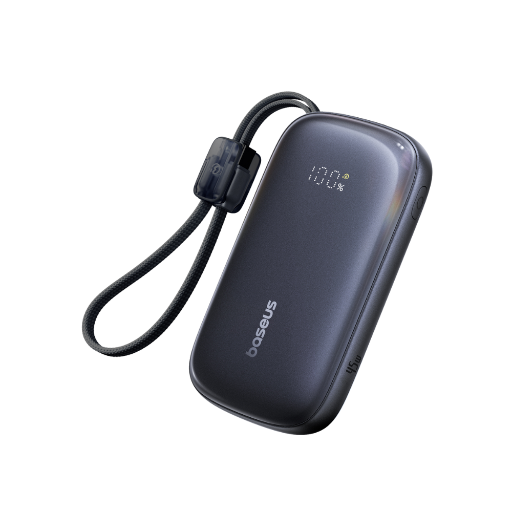 Baseus EnerFill FC21 Qpow3 Ultra Digital Power Bank 20000mAh 45W – Black