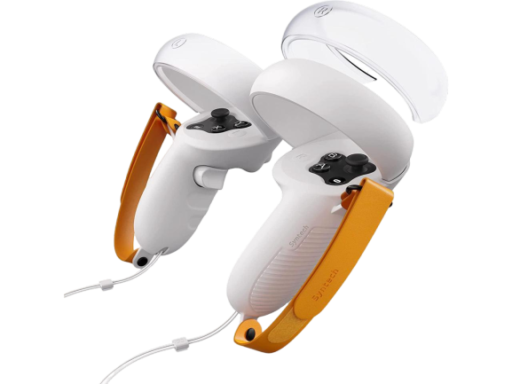 Syntech VR Touch Controller Grips Cover Compatible with Meta/Oculus Quest - White