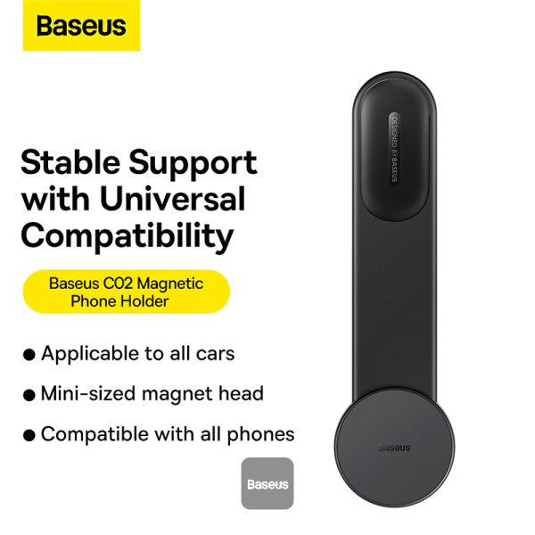 Baseus PrimeTrip C02 Air Magnetic Car Mount – Black