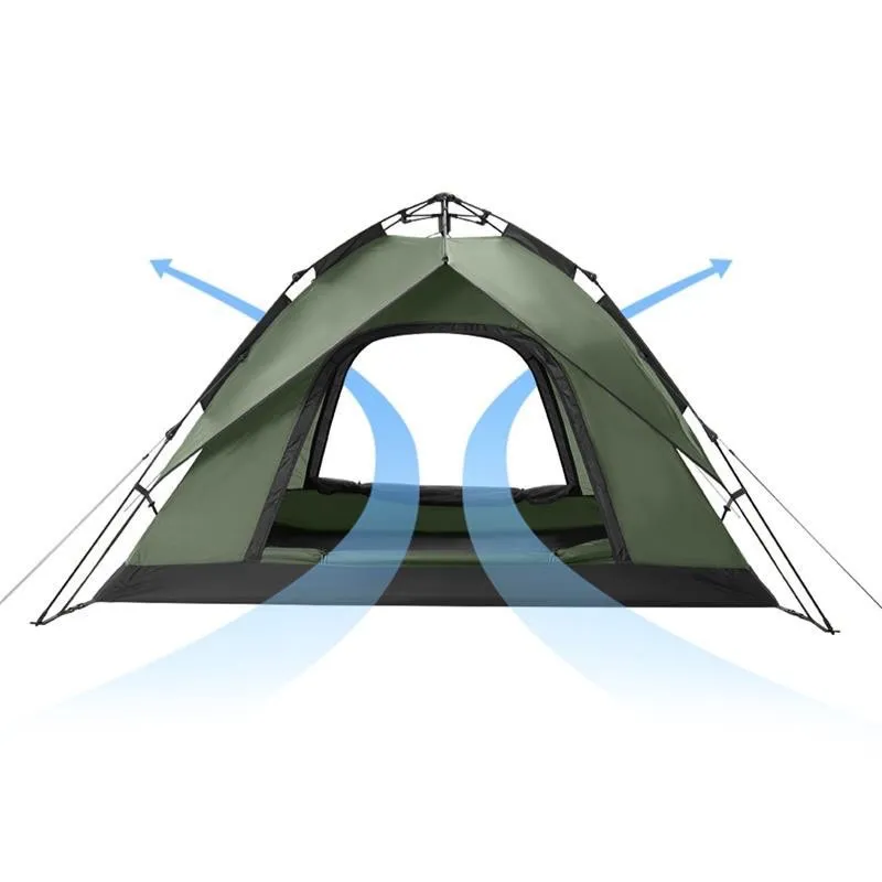 Naturehike Automatic Tent for 3-4 People - Forest Green (225*205*130)