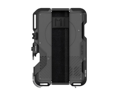AULUMU G03 Multi-Tool Magnetic Metal Wallet Frosted Cover - Translucent Gray