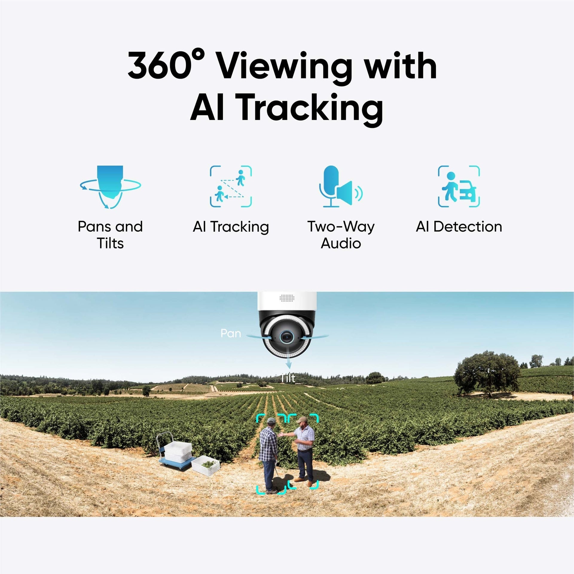 كاميرا Eufy 4G LTE S330 4K - أبيض