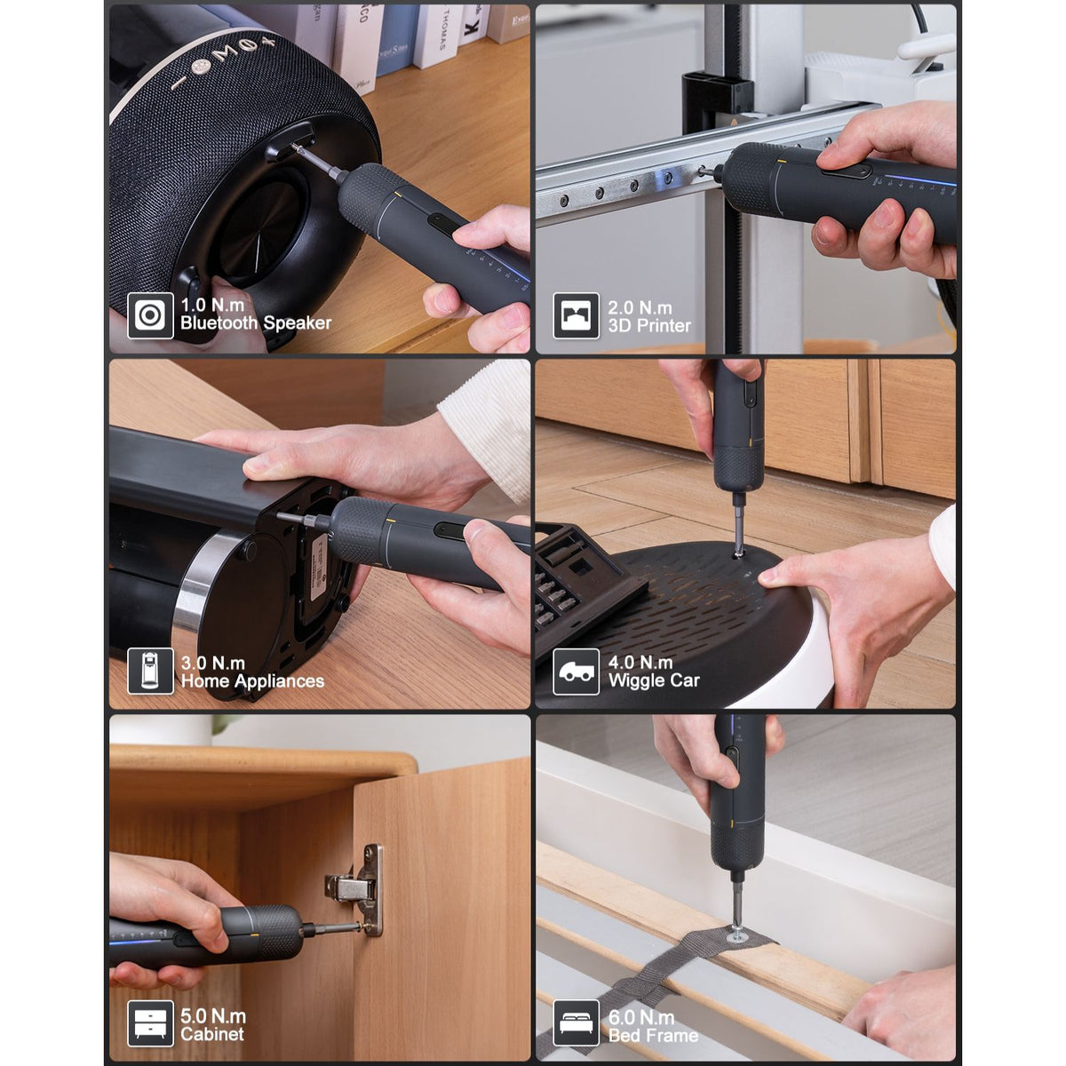 Fanttik NEX S2 Pro Cordless Electric Screwdriver - Gray