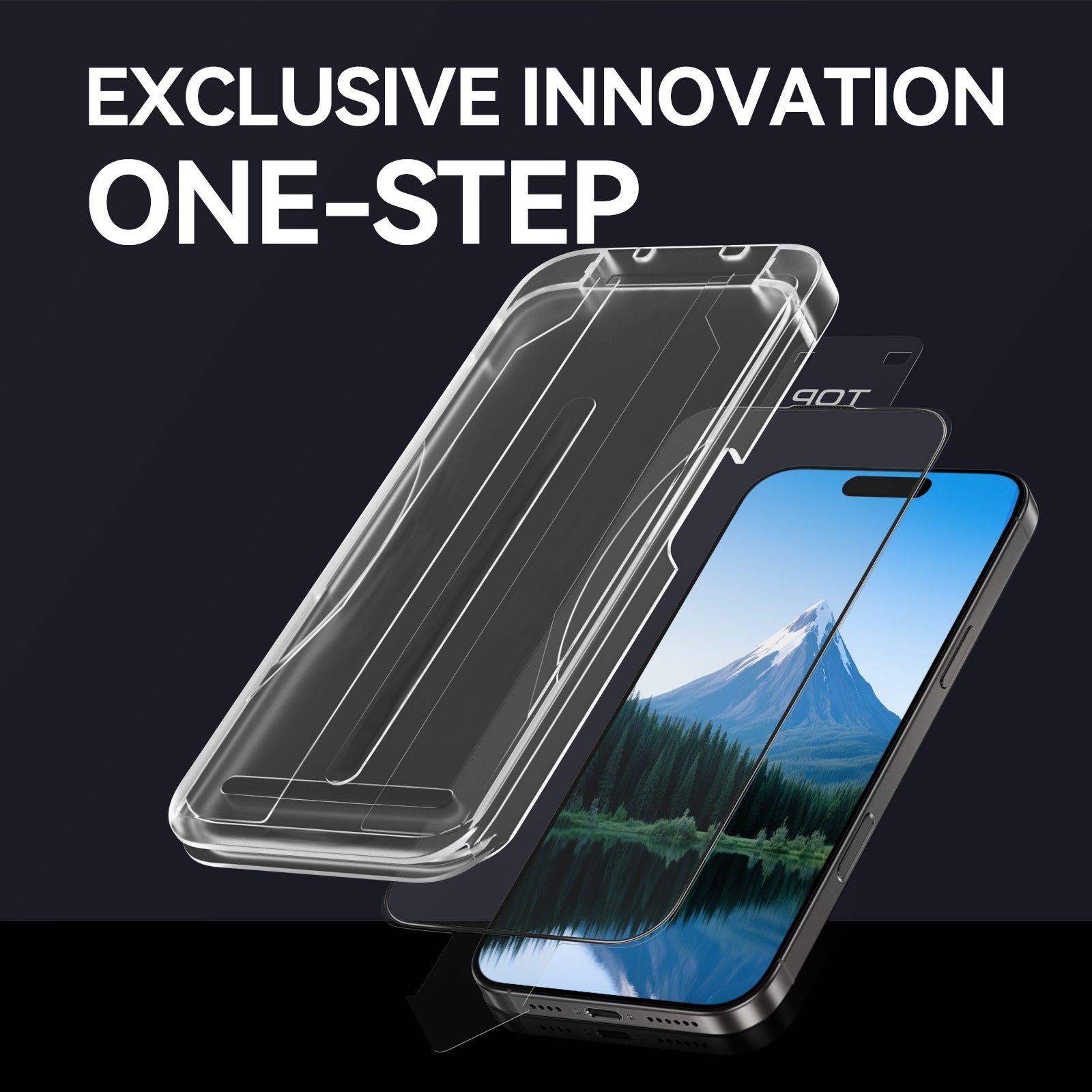 OTAO Rock Glass Clear (Full Cover) Screen Protector - iPhone 17 Pro Max
