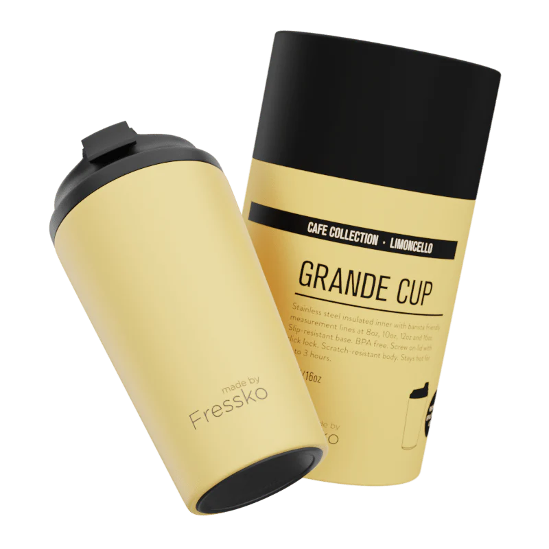 Fressko Grande 475ml / 16oz Cup - Stainless Steel - Limoncello