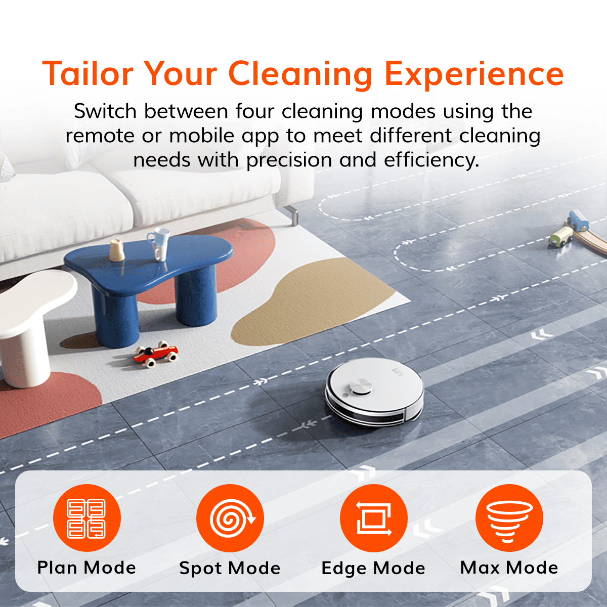 ILIFE A30 Pro Robot Vacuum and Mop with Self-Emptying Station - White