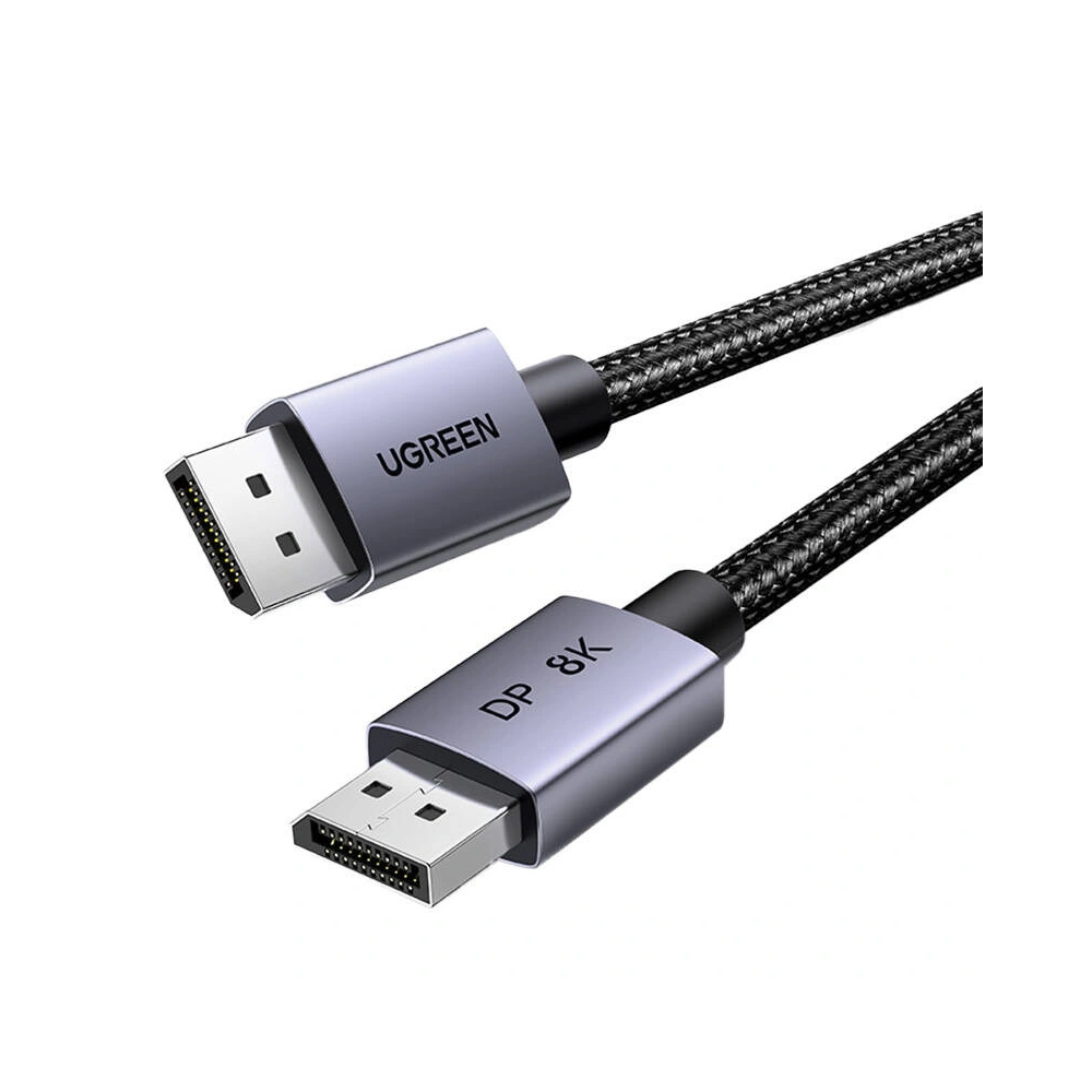 UGREEN كابل DisplayPort دقة 8K طول 3 متر أسود - DP120