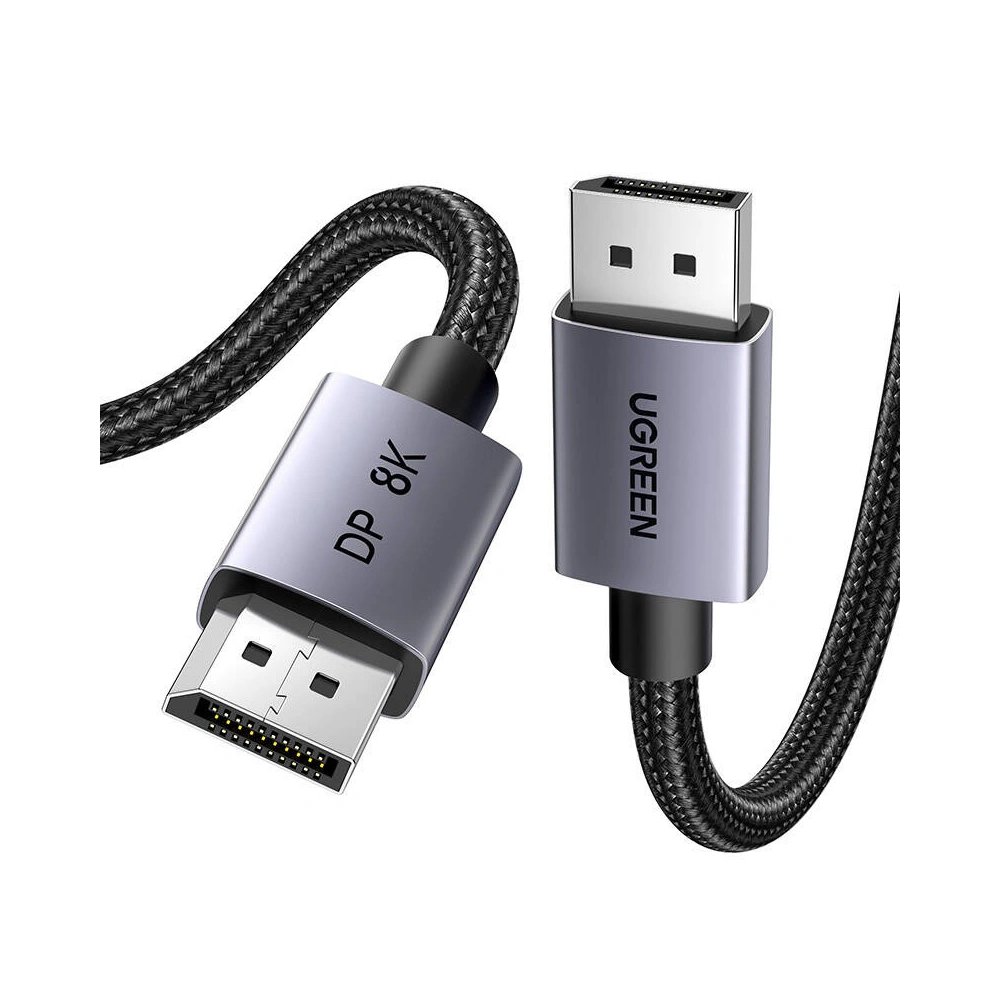 UGREEN كابل DisplayPort دقة 8K طول 3 متر أسود - DP120