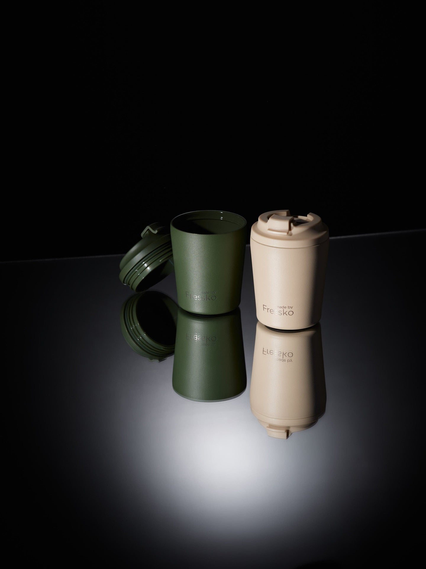 Fressko Piccolo 118ml / 4oz Cup - Ceramic - Khaki