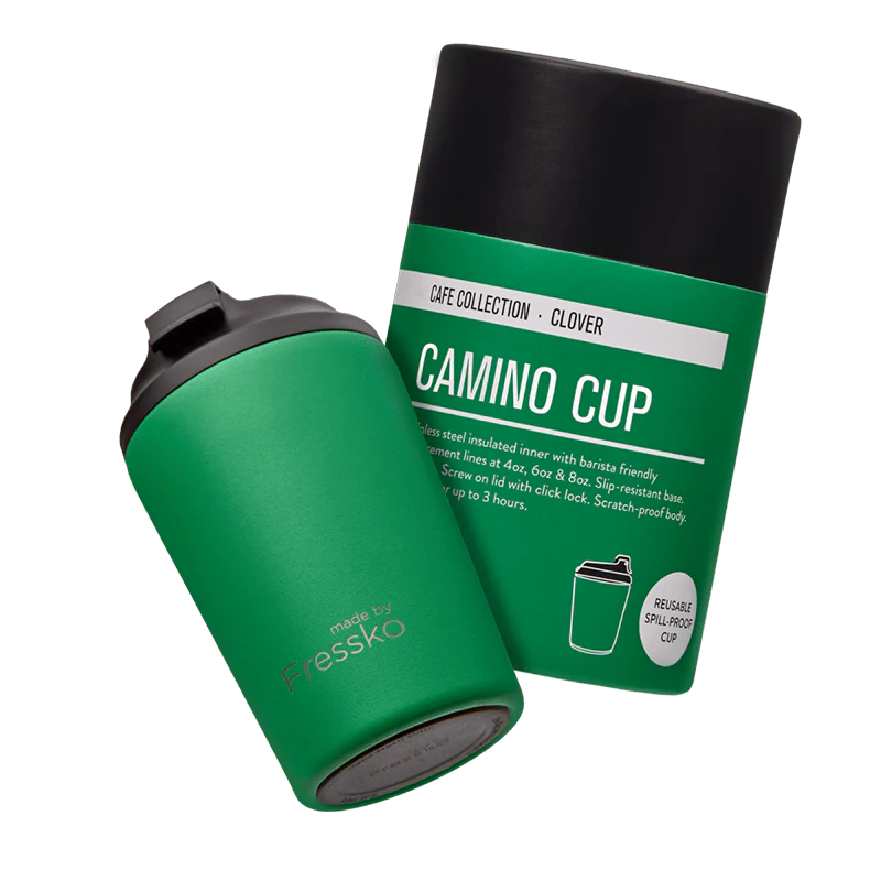 FRESSKO Camino 340ml / 12oz Cup - Stainless Steel - Clover