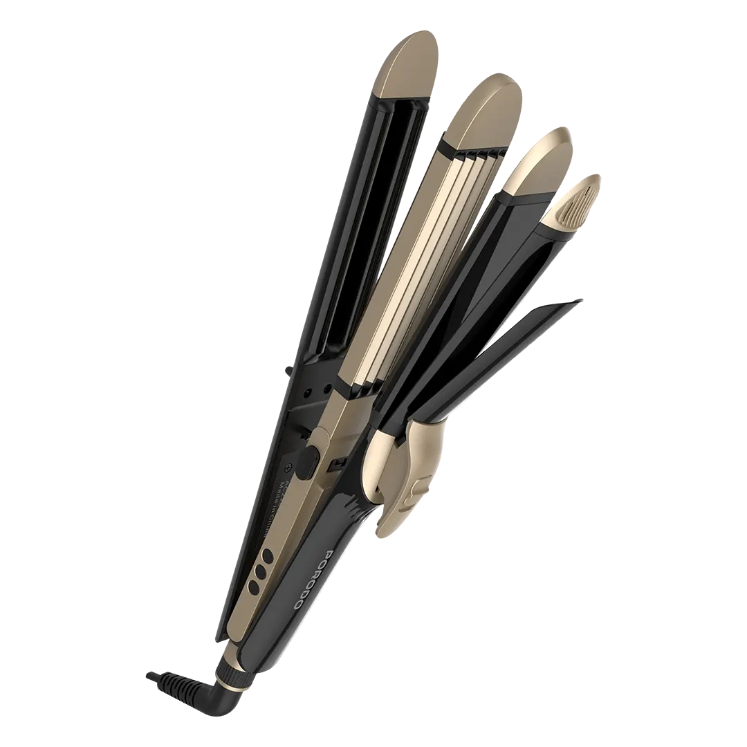 Porodo Lifestyle 4 Style Hair Iron - PD-LFST109-BK
