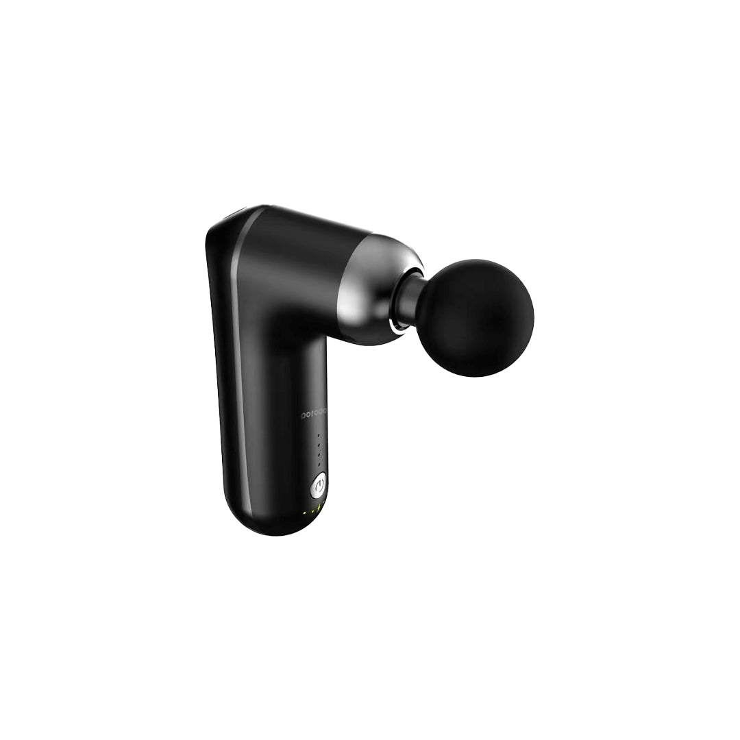 Porodo Lifestyle Mini Massage Gun Adjustable Speed-4 Interchangeable Heads - PD-LSVSMG-WH