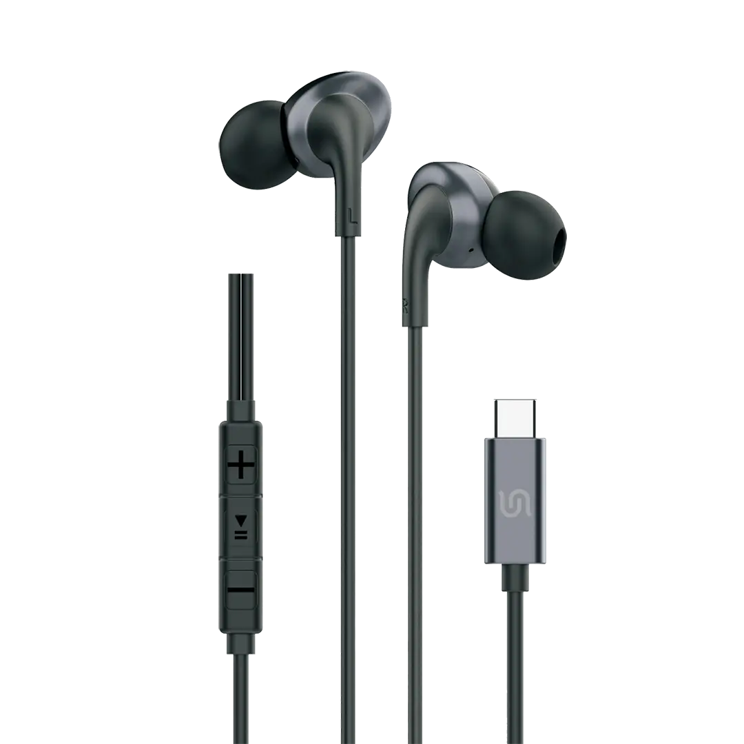Porodo Soundtec Stereo Earphones - PD-STWLEP042-BK