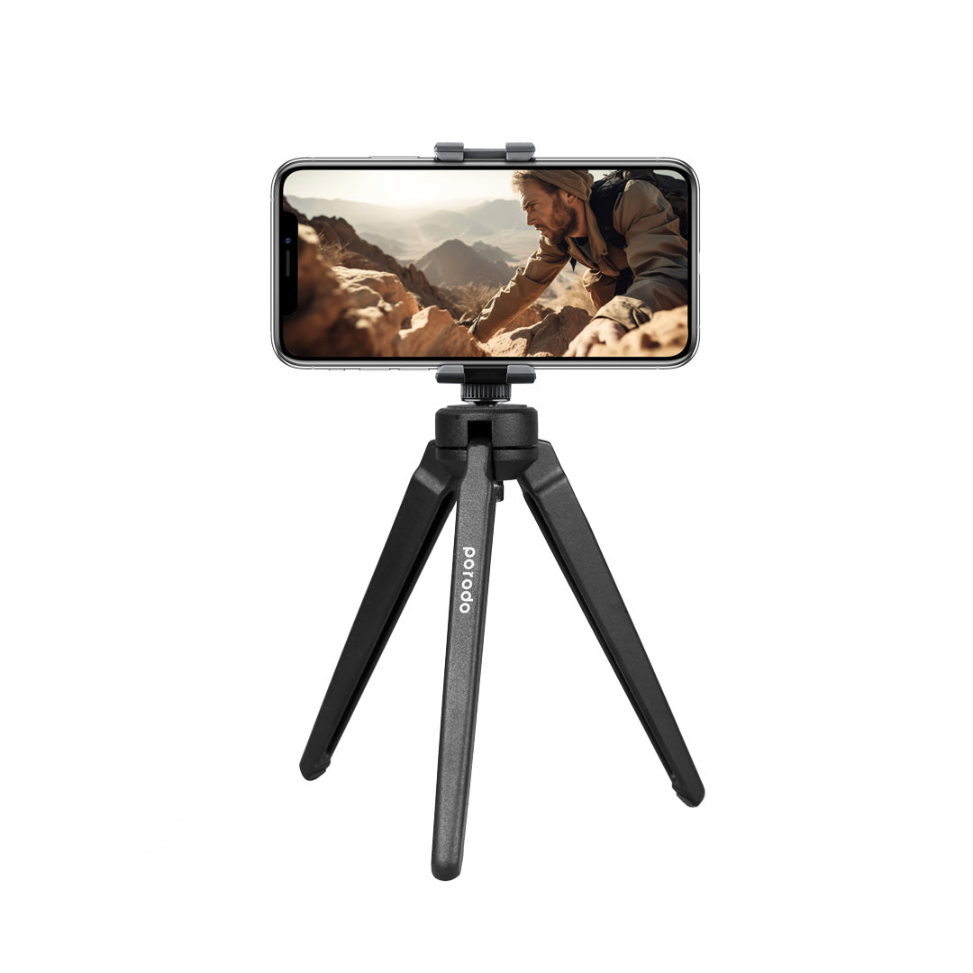 Porodo Professional Mini Tripod 55mm - PD-TRPT-BK