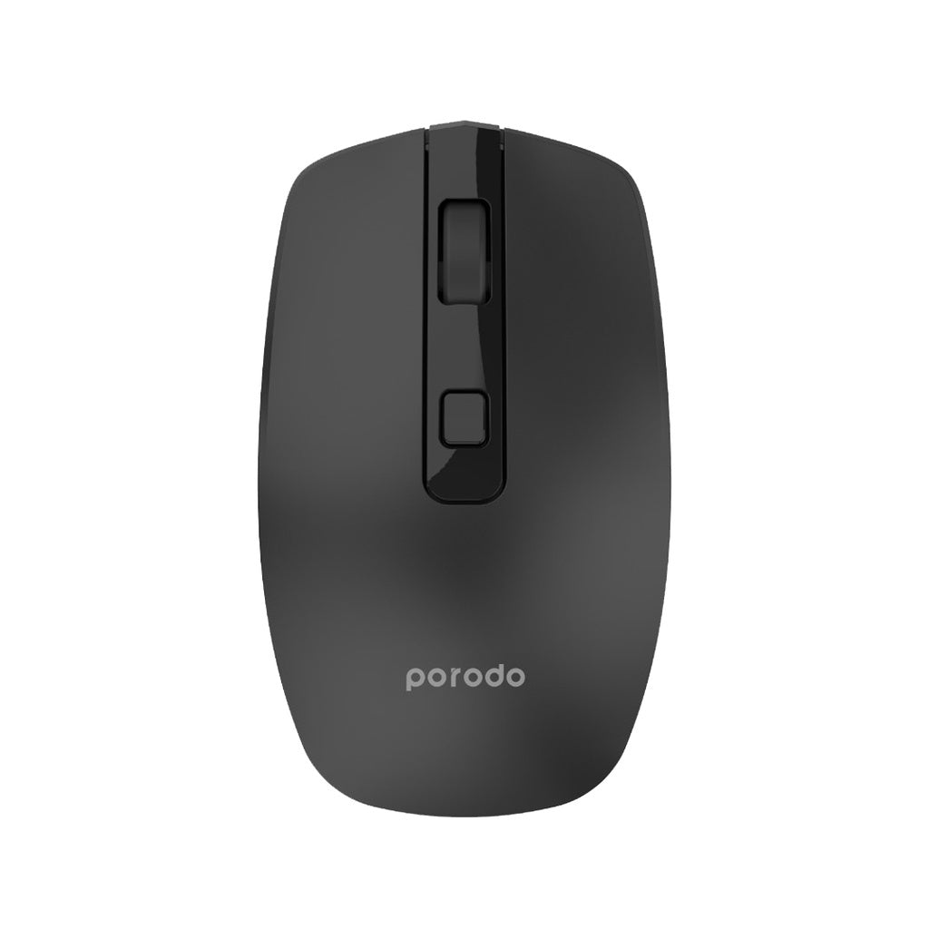 Porodo 1600 DPI Wireless Mouse Dual Mode - PD-WBRM16-BK