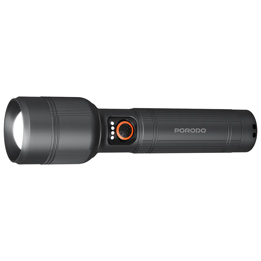 Porodo Lifestyle Lumalite 150 Rechargeable Flashlight - PDFL2101GY