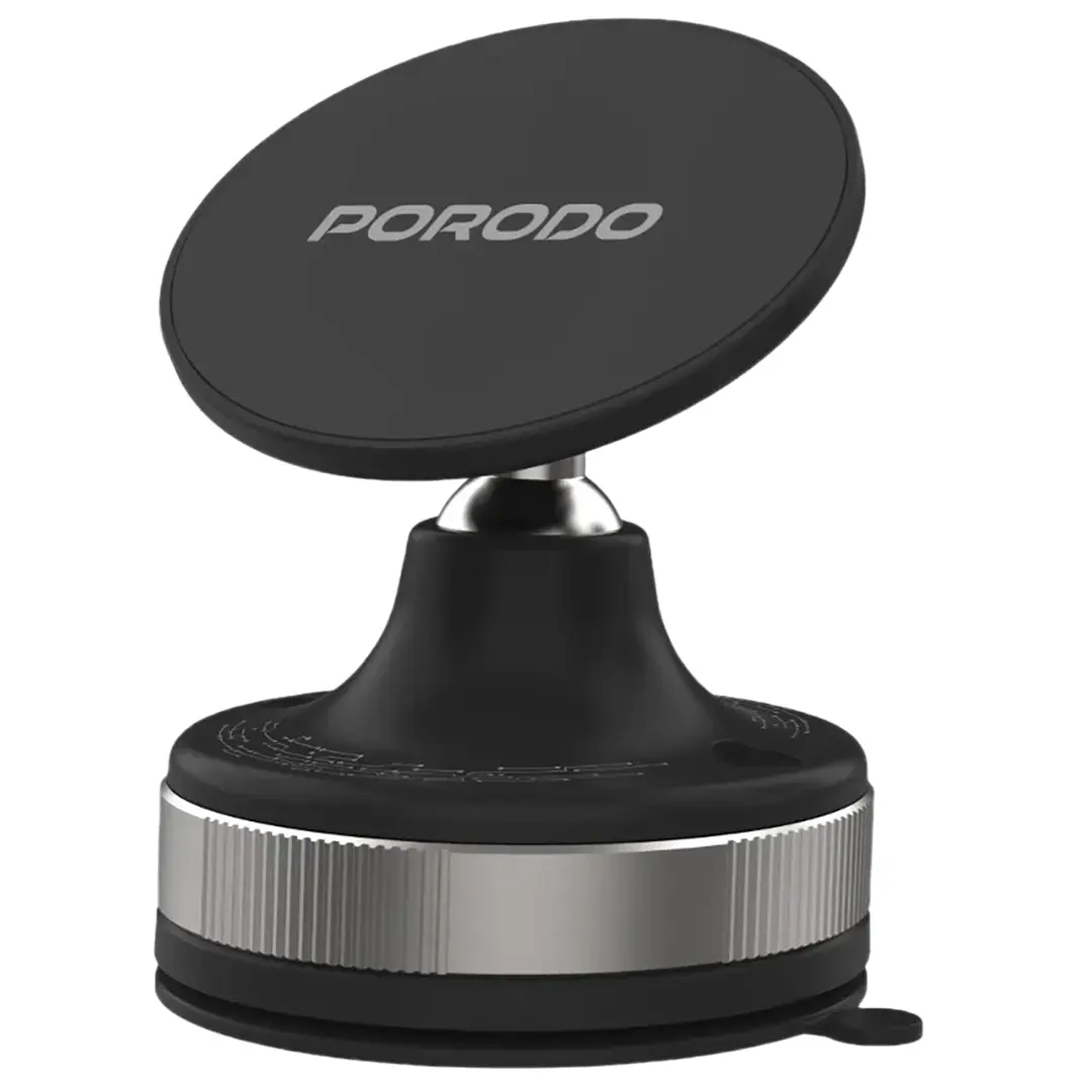 Porodo Vacuseal Smart Suction Magnetic Phone Mount - PD-HSM27-bk