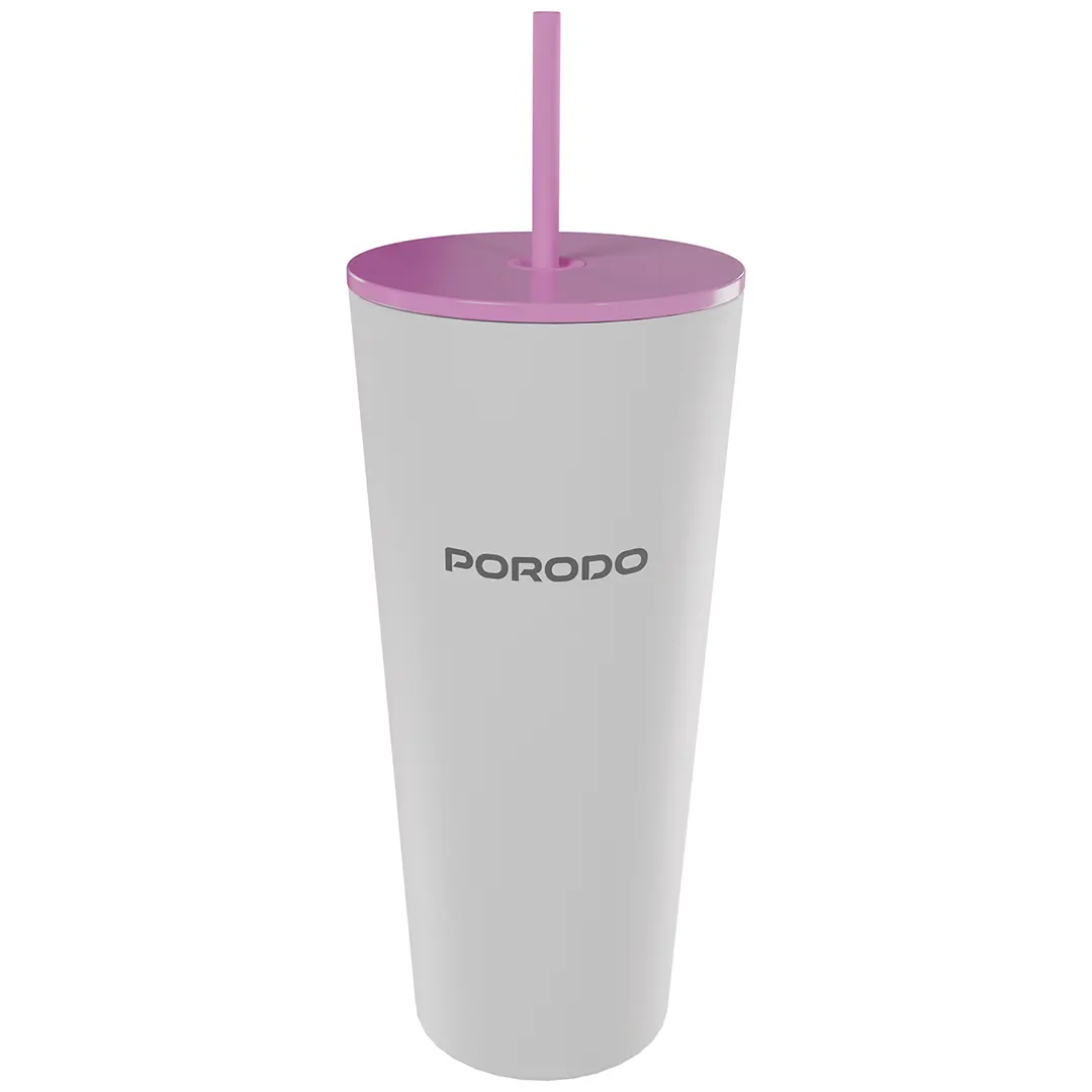 Porodo Lifestyle Stainless Steel Double Wall Tumbler - PDLFSTDN027WH