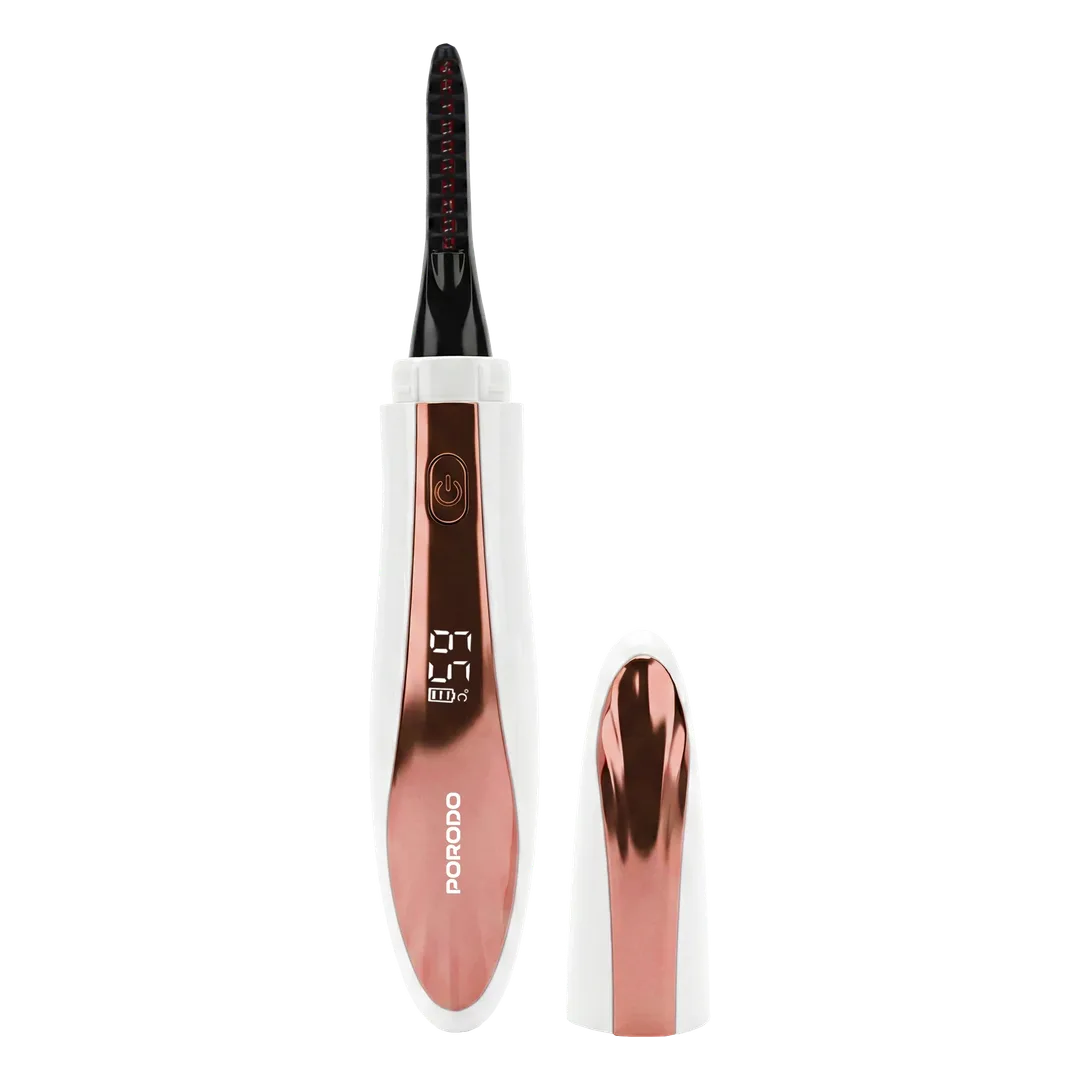 Porodo Lifestyle Orchid Rechargeable Heated Eyelash Curler - Rose Gold