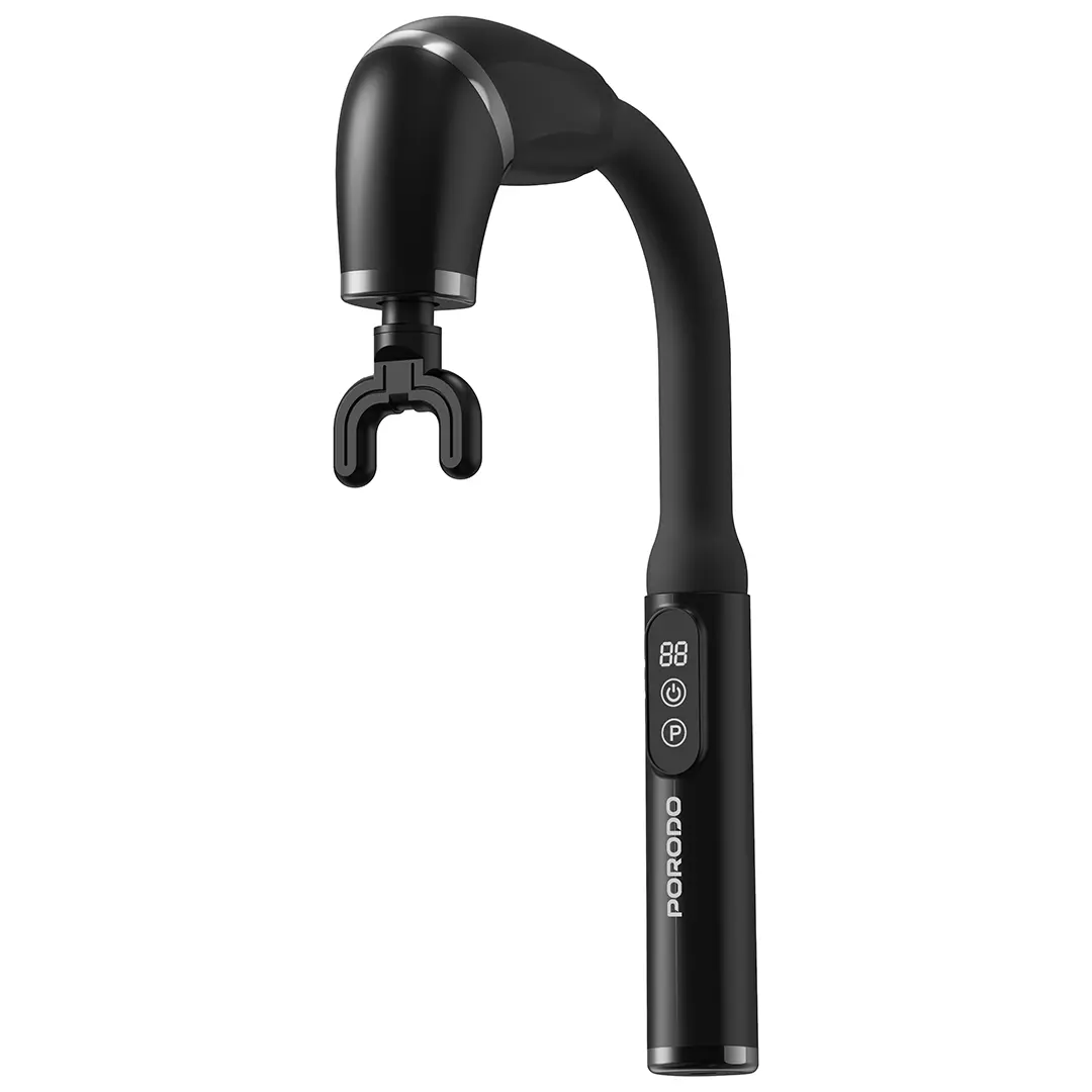 Porodo Lifestyle U-Shaped Handle 4-Head Deep Massager - PDLFSTH021BK
