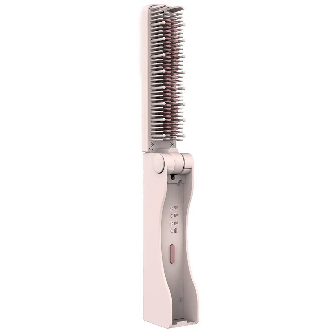 Porodo Foldable Mini Straightener Brush - PDLFSTHC313PK