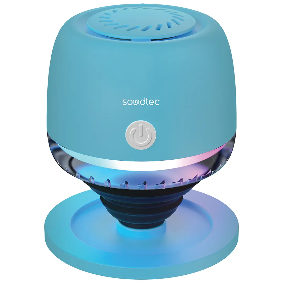 Porodo Soundtec Snap Vibe Magnetic RGB Mini Speaker - PDSTRWMBK