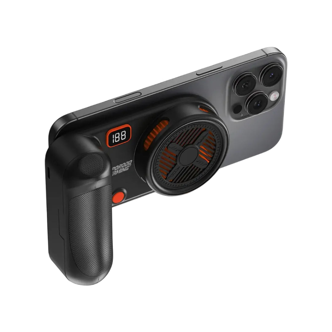 Porodo Gaming Arcticchill Magnetic Phone Cooler With Ultra-Quiet Fan - PDXMPCBKOG