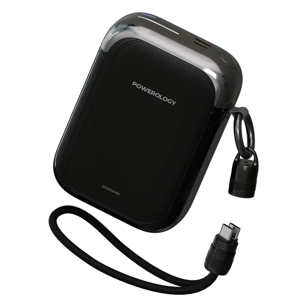 Powerology BAHAMAS 20000mAh Power Bank - Black