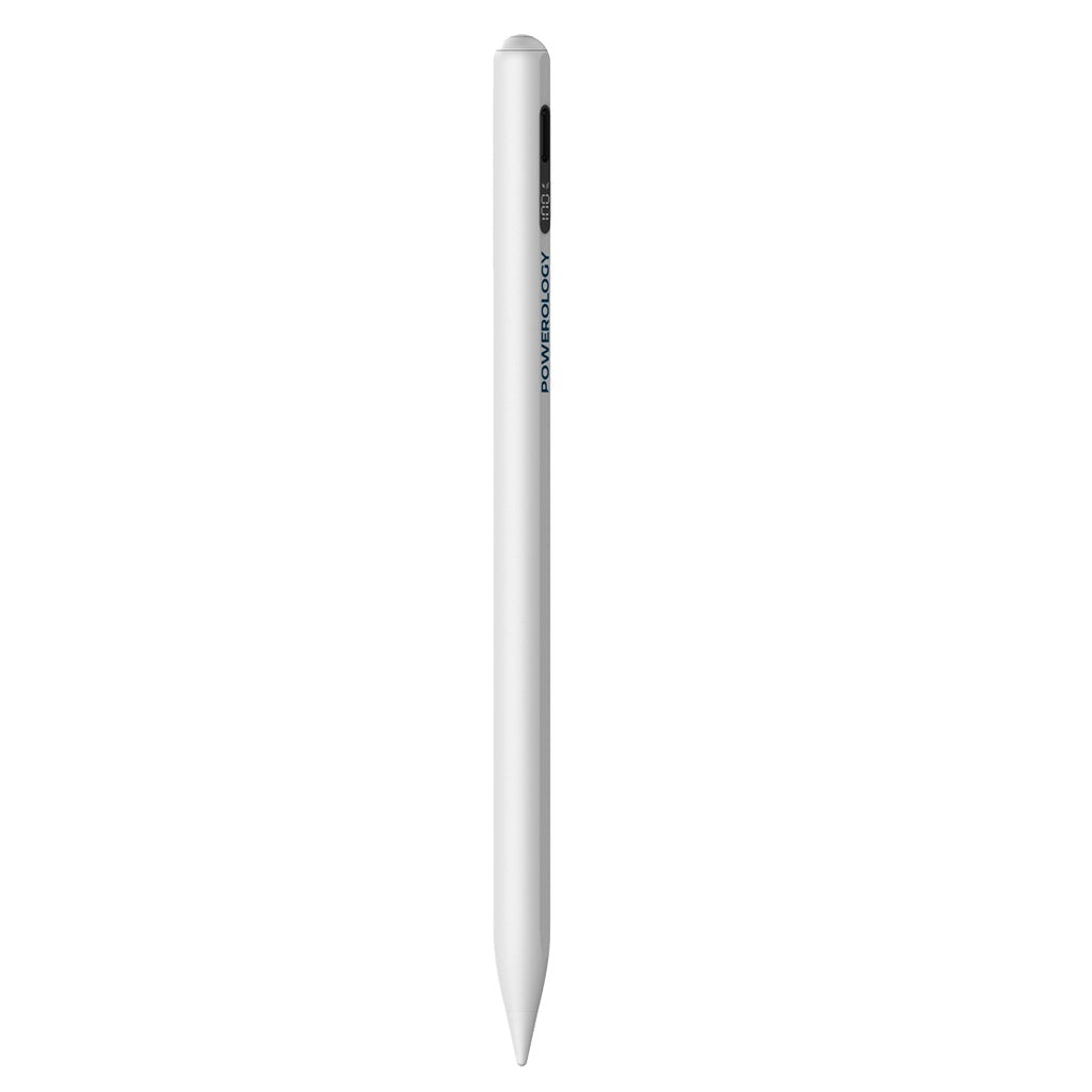 Powerology Real Time Display Stylus Pen - White