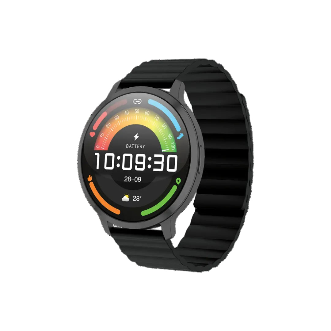 Powerology Aura Smart Watch 1.73" Display - PSWASW1801HBK - Black