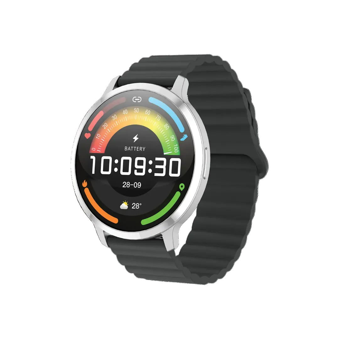 Powerology Aura Smart Watch 1.73" Display - PSWASW1801SL - Silver