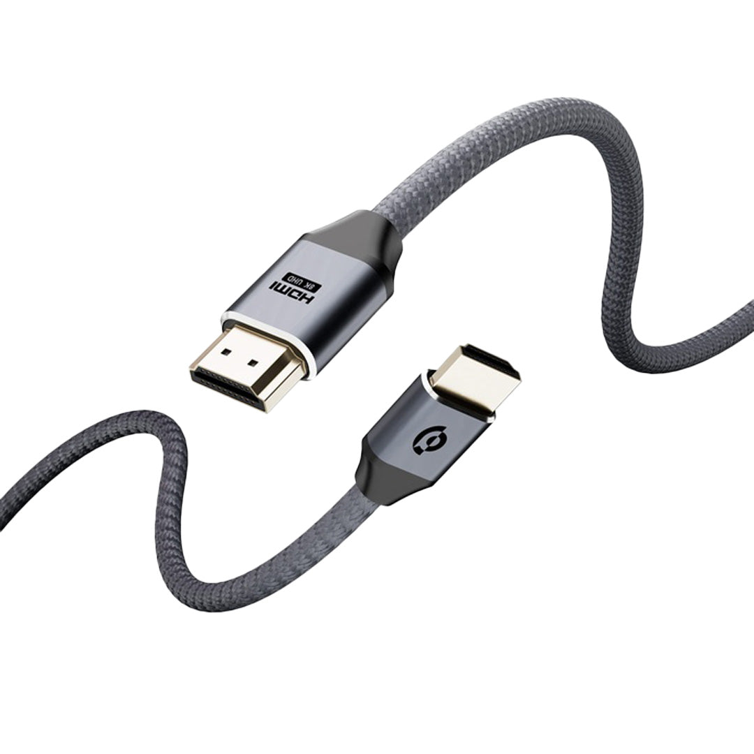Powerology كابل HDMI مضفر بدقة 8K بطول 3 أمتار - PWHDC3M-DKBU - أزرق داكن