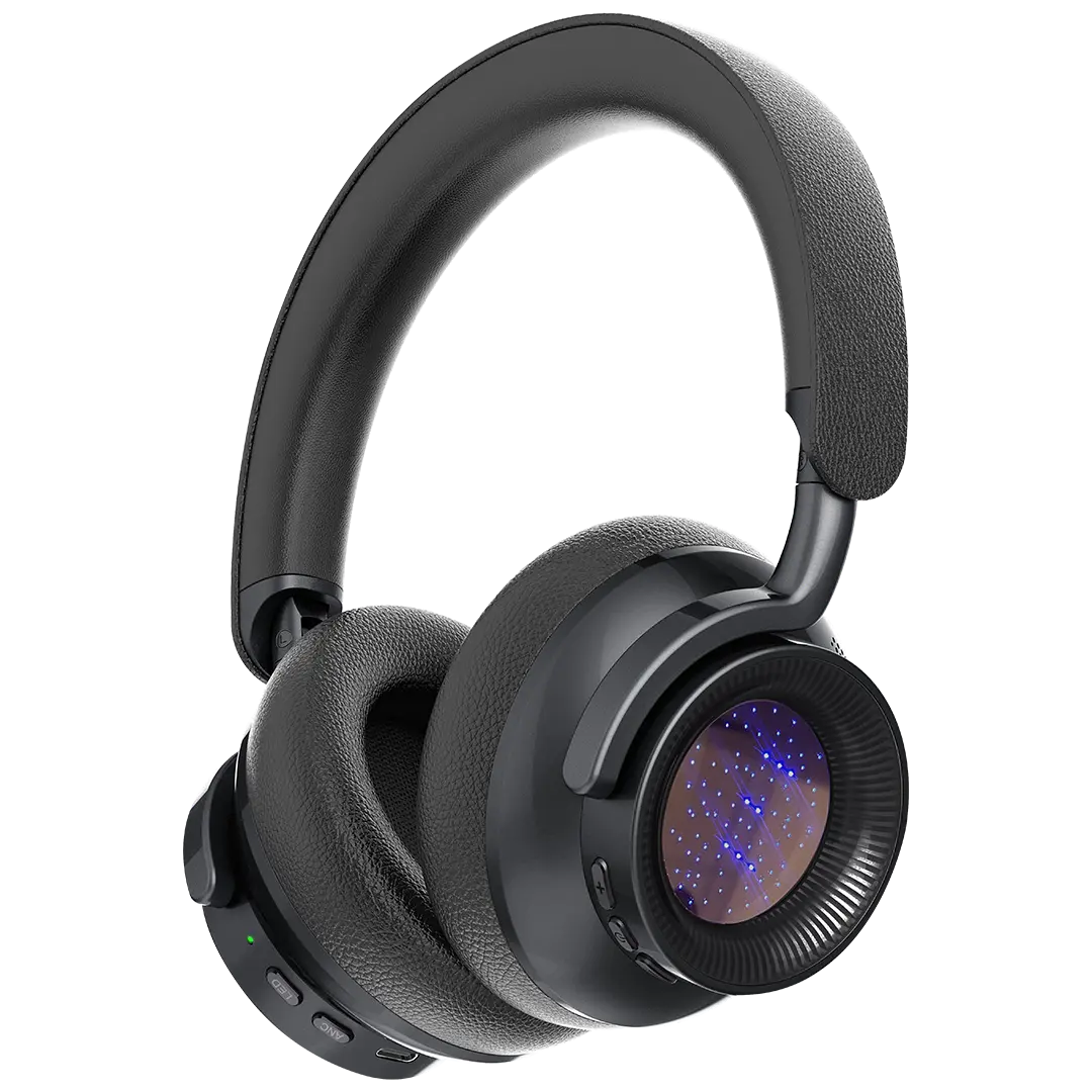 Powerology Astro ANC Wireless Headphones - PWQYSV32BK - Black