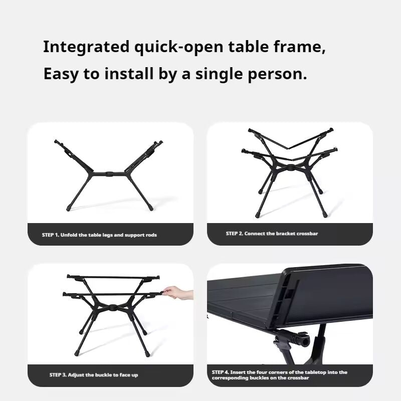 Naturehike Yamami YL01 Lightweight Table - Black (62×39×39)
