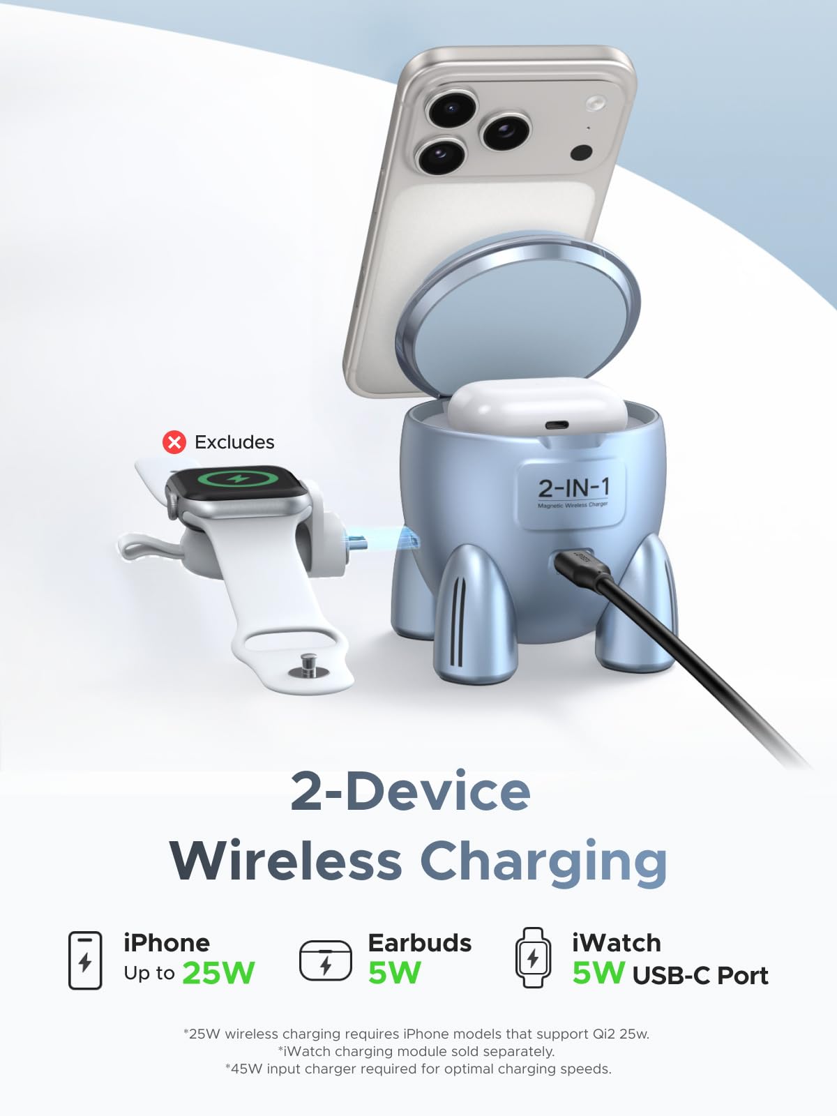 UGREEN W713 magnetic charger folding stand