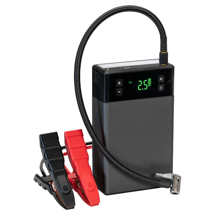 Ravpower 12000mAh (44.4Wh) Jump Starter 2 in 1 with air compressor black RP-PB1213