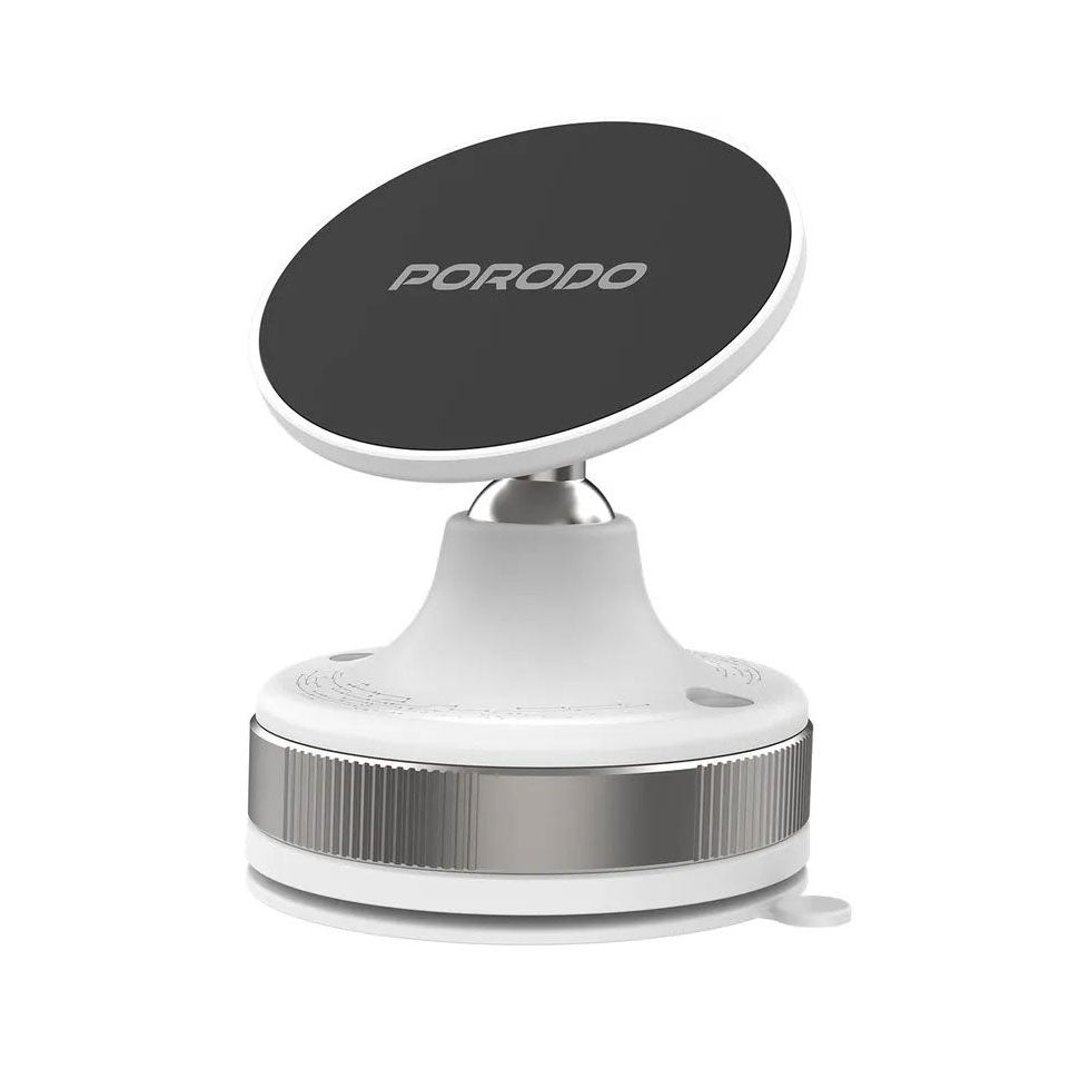 Porodo Vacuseal Smart Suction Magnetic Phone Mount - PD-HSM27-WH