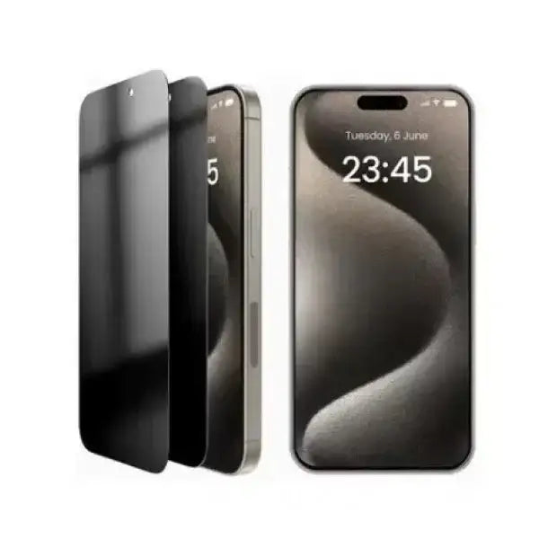 UGREEN privacy screen protector with installation frame for iPhone 15 Pro
