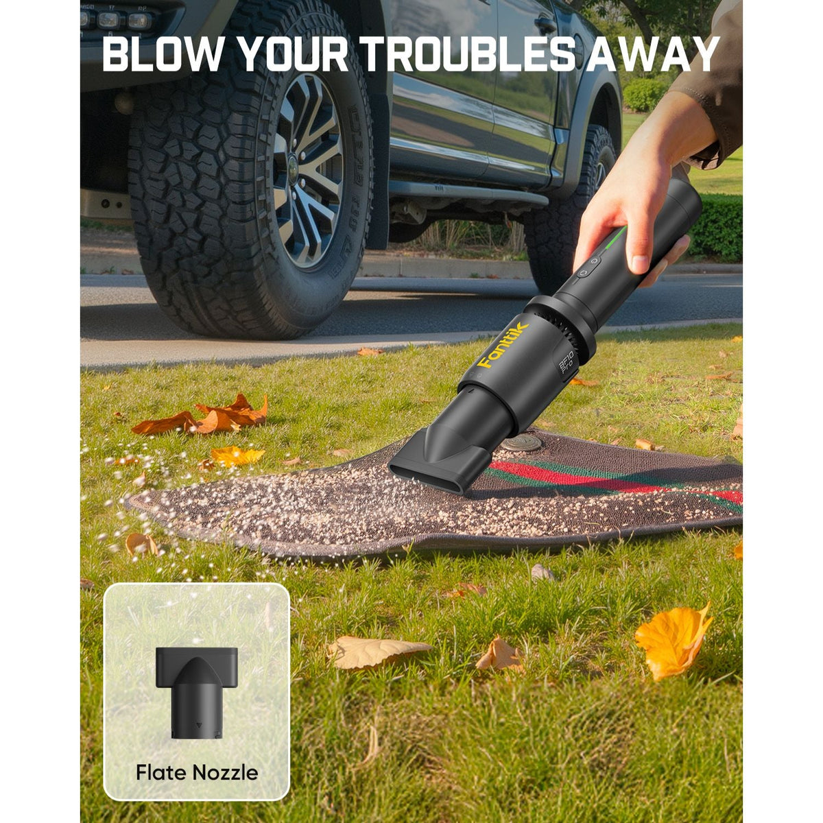 Fanttik BF10 Pro Ultra Compact Cordless Blower - Black