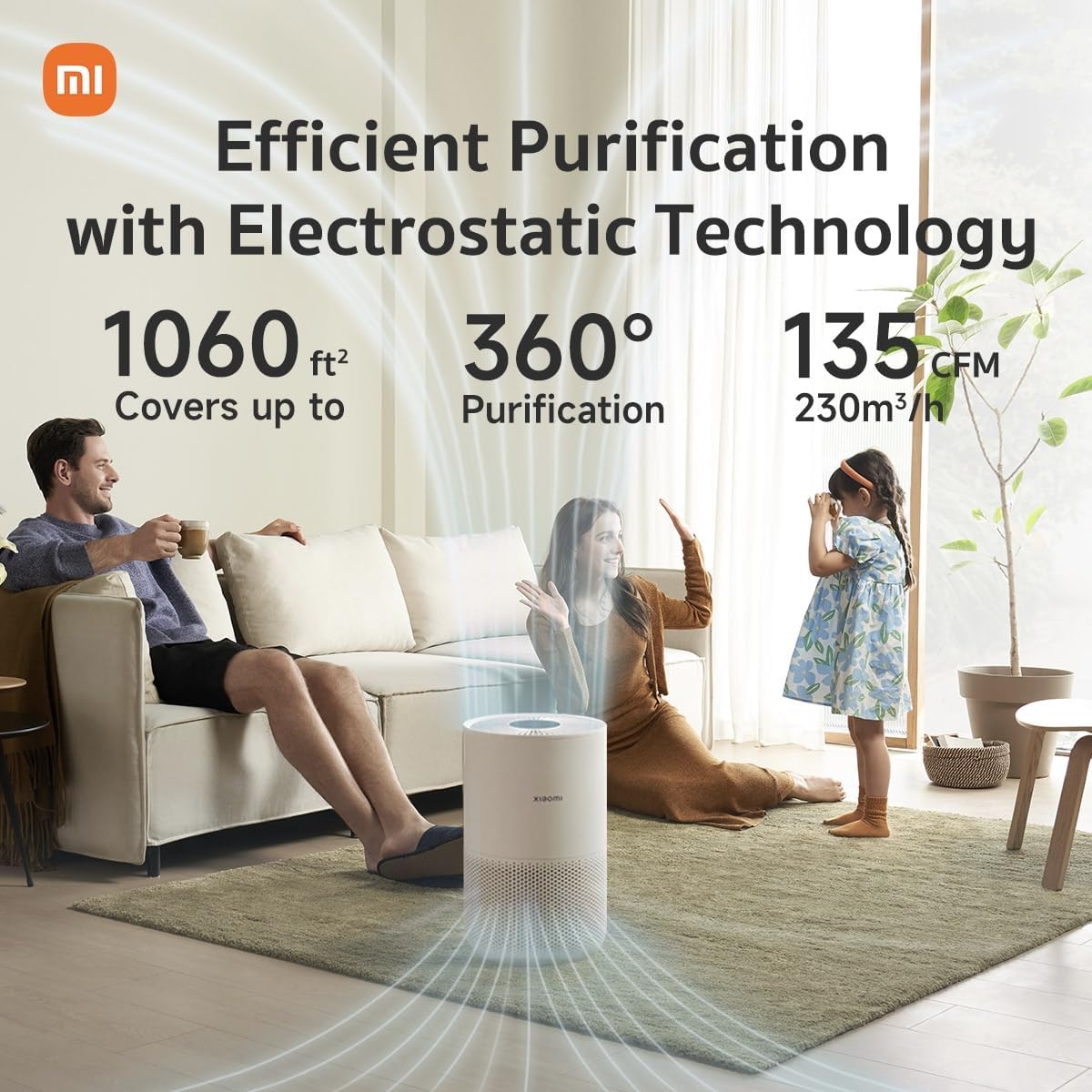 Xiaomi Smart Air Purifier 4 Compact UK - BHR8762GB