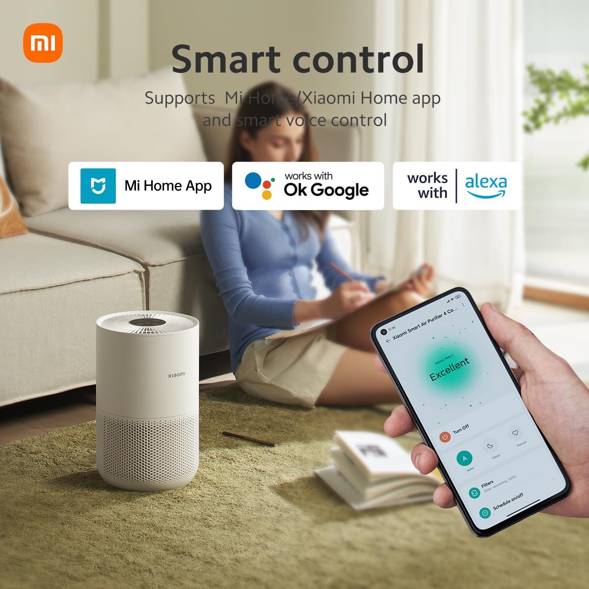 Xiaomi Smart Air Purifier 4 Compact UK - BHR8762GB