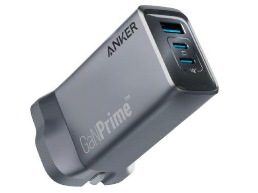 Anker Prime Charger (100W, 3 Ports, GaN) -Silver
